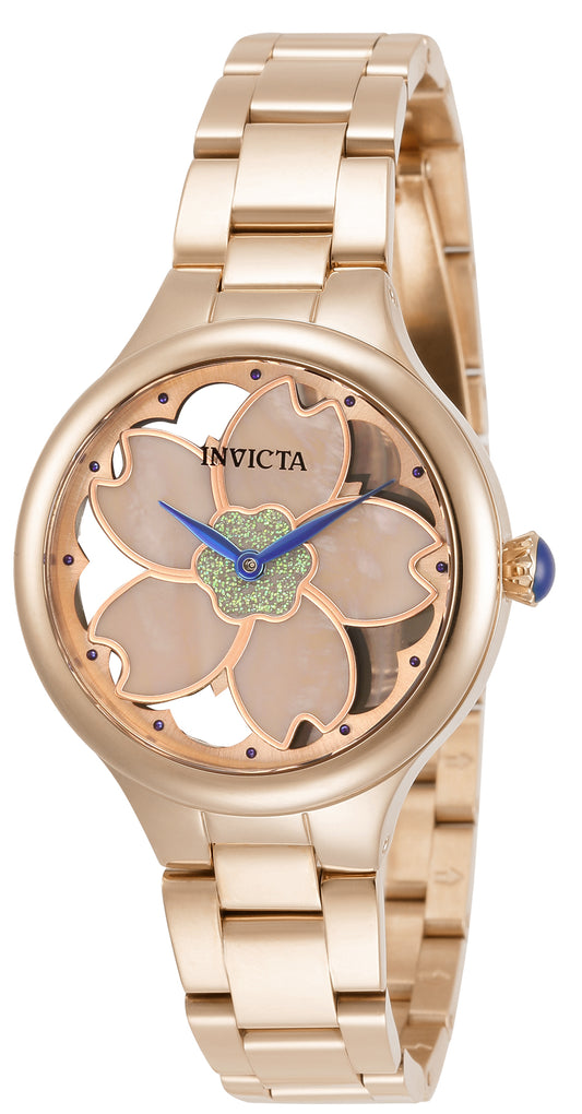 Invicta Wildflower Women's Watch w/ Mother of Pearl Dial - 35mm, Rose Gold