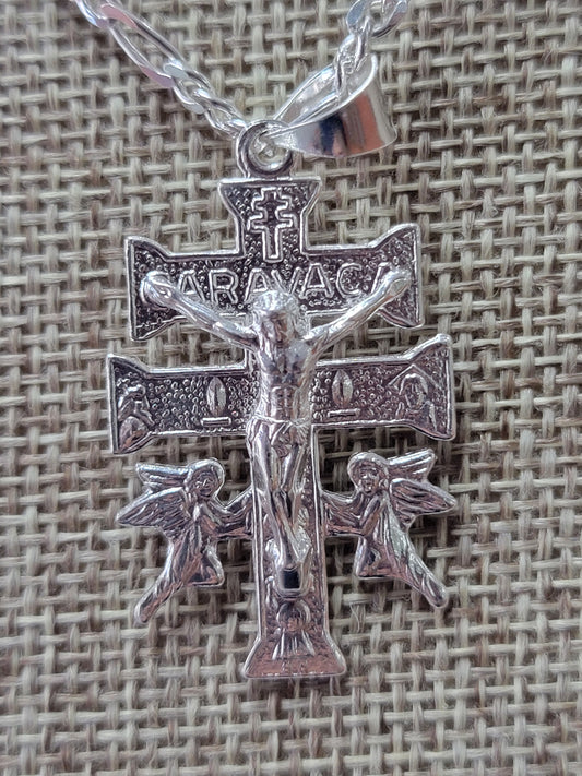 Cara Vaca Kruzifix aus 925er Silber 