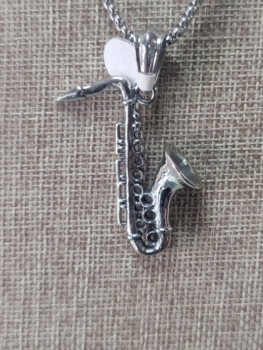 charms saxofon en stainless steel