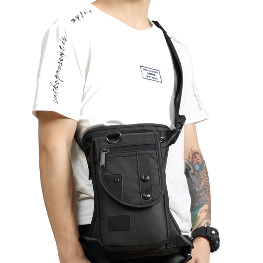 Herren-Hüfttasche, vielseitig einsetzbare Brusttasche, wasserabweisende Bein- oder Hüftgurt-Brusttasche für Reisen, Outdoor-Abenteuer 